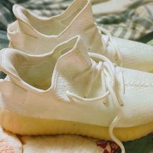 Adidas yeezy white so 7 men's